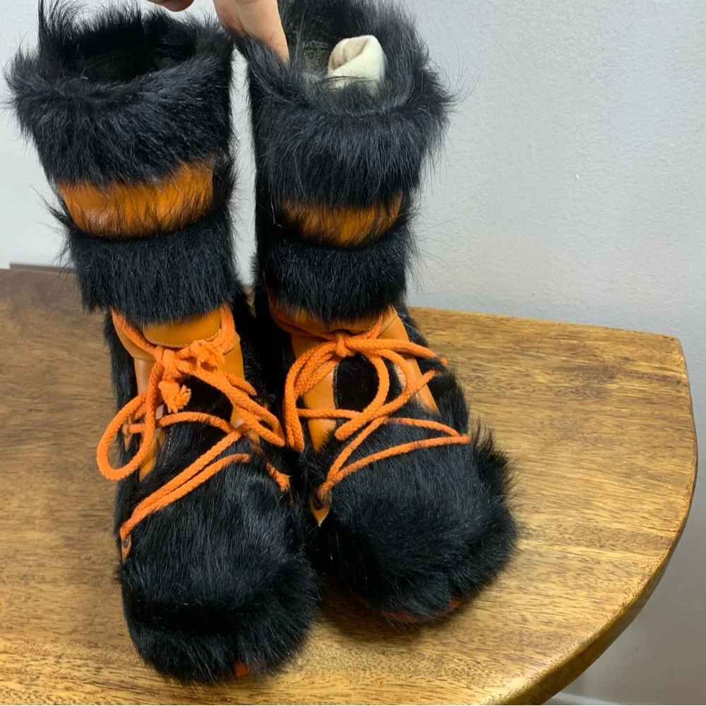 Mocatem Moccasins mukluks nap Gignac made in Canada hand made  Winter fur boots - Picture 5 of 13